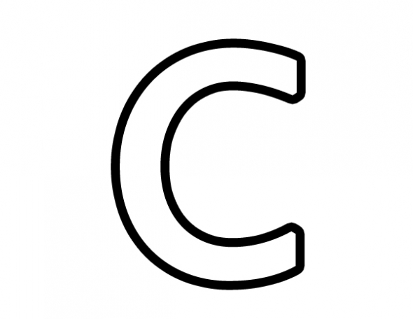Clipart letter c