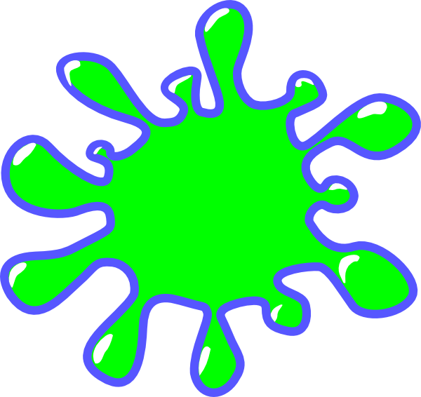 Green Paint Splatter Clipart#1925289