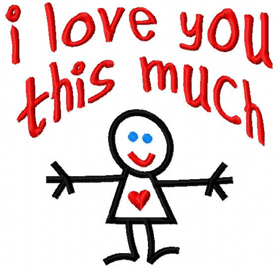 I Love You This Much Animated Graphic | imagefully.com