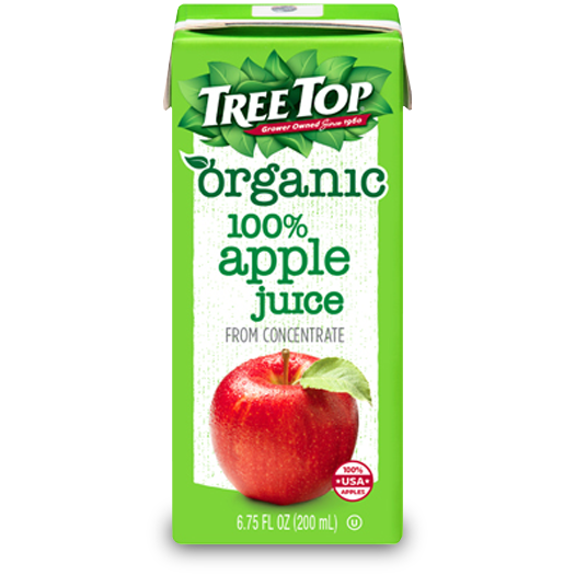 Organic Apple Juice Box 8 oz