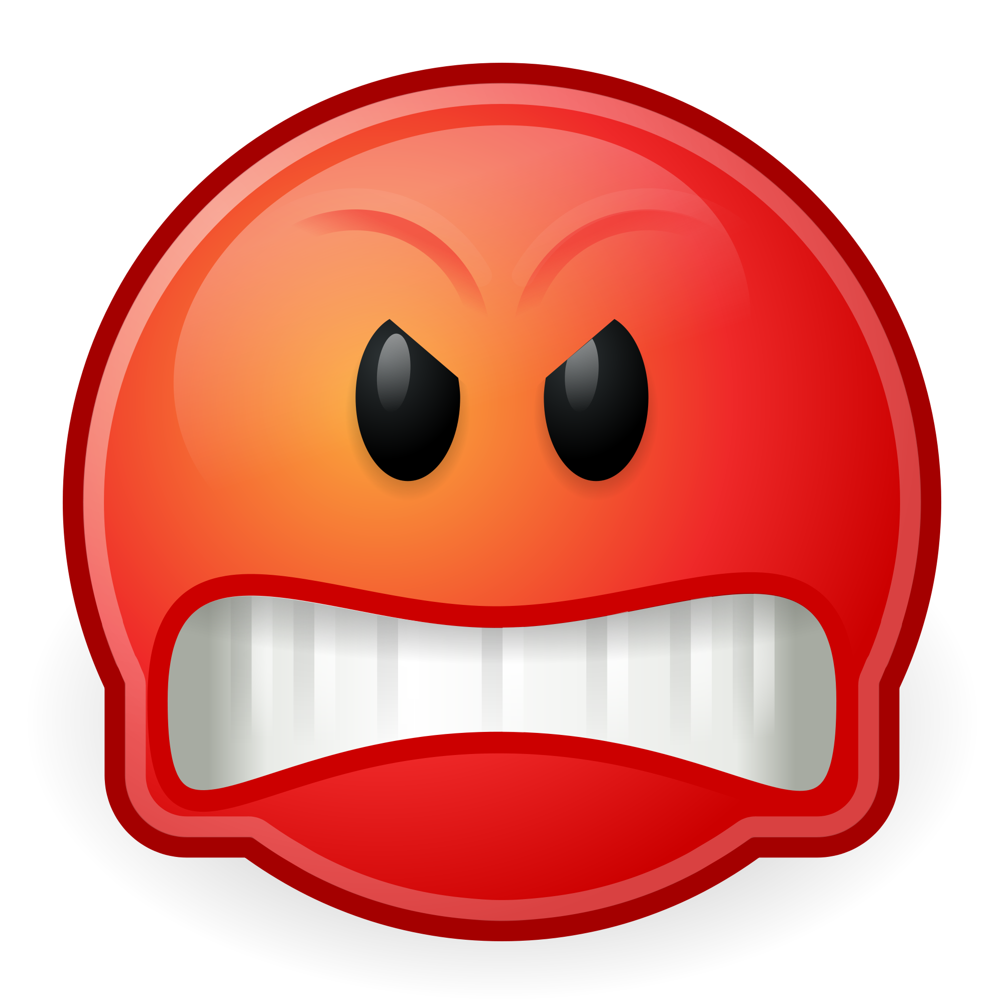 Red Angry Emoticon - ClipArt Best