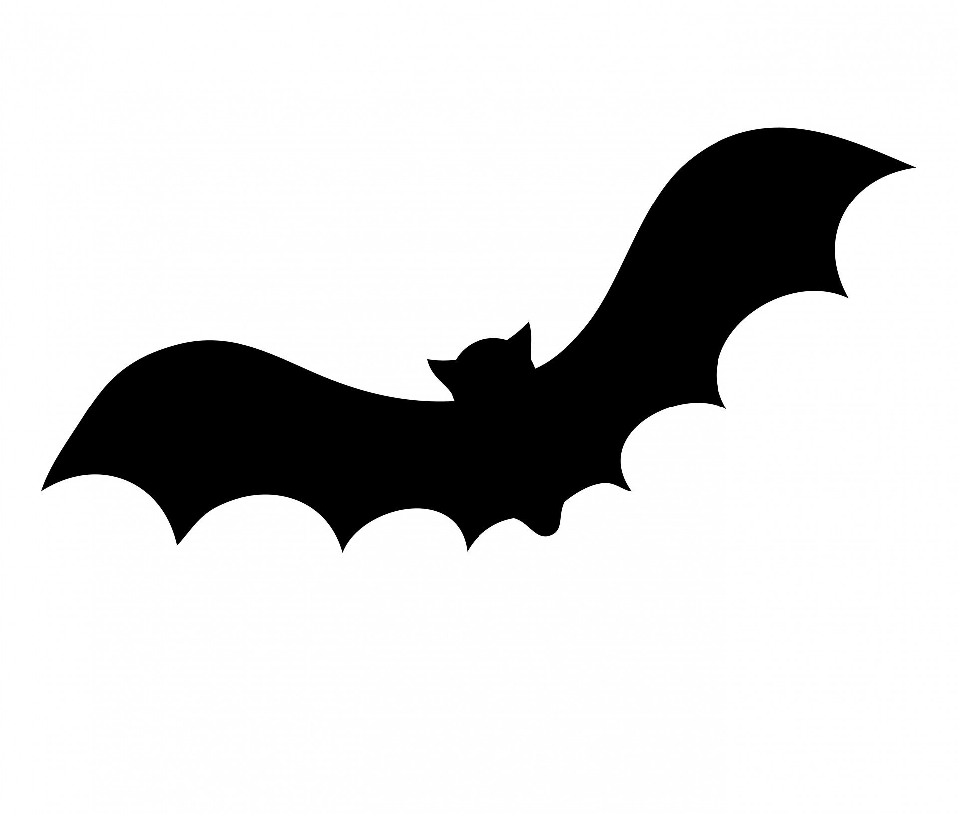 Halloween Bats Silhouette Clipart