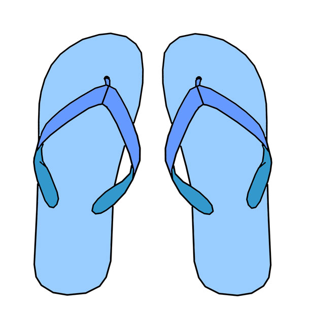 Clip Art Flip Flops - Tumundografico