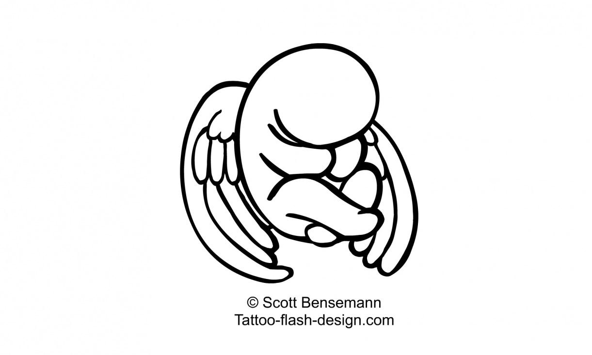 Baby Angel Tattoo Images & Designs