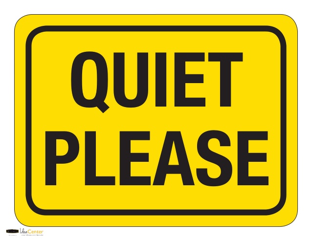 free clipart quiet zone - photo #30