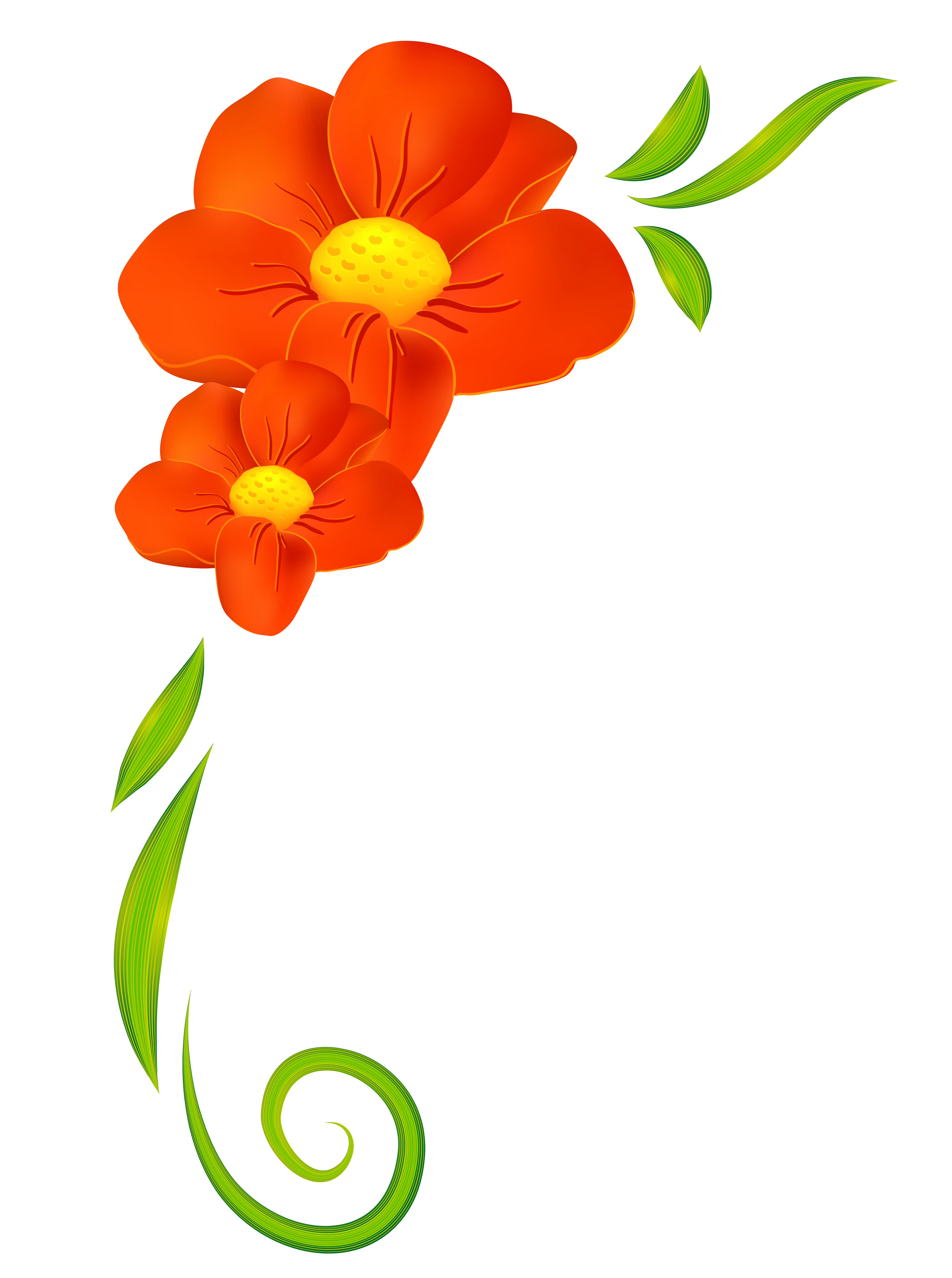 Orange Flower Clipart | Free Download Clip Art | Free Clip Art ...