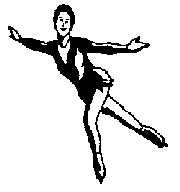 Ice Skating Clipart Galore - Female Figure Skaters