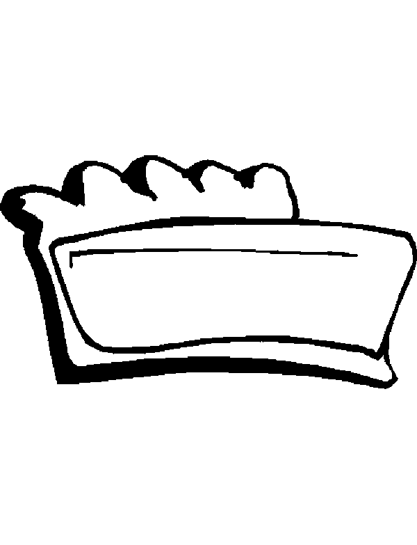 pumpkin pie coloring page