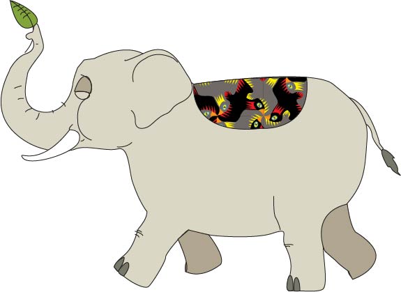 Graphics: Elephant - Playing Card