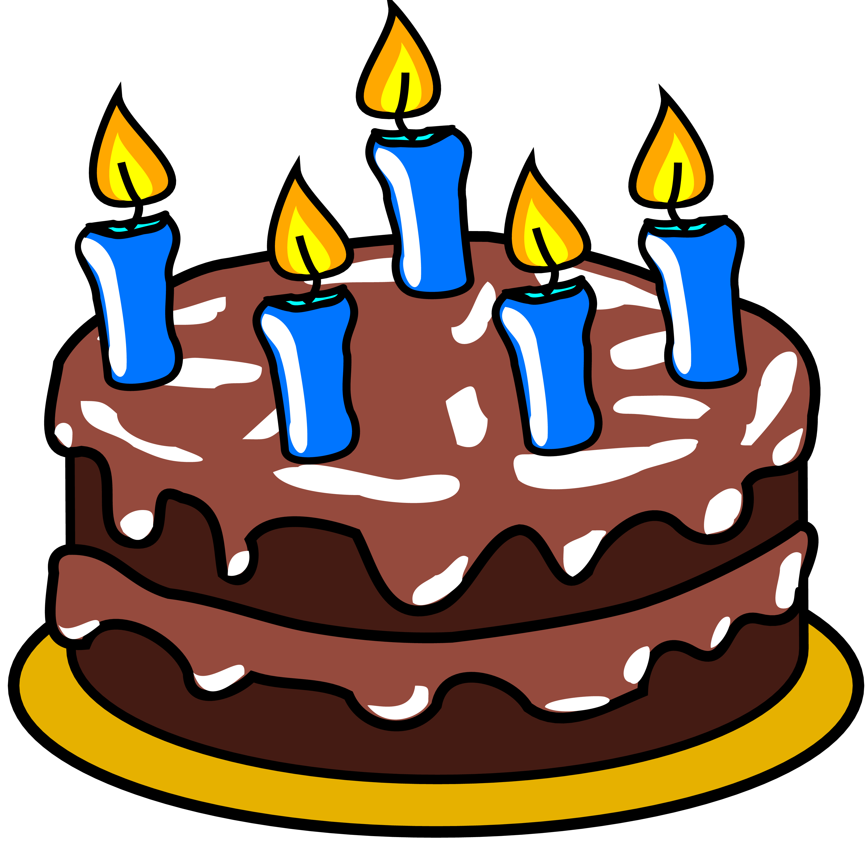 birthday celebration cake clipart
