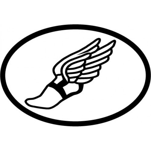 Winged Foot Clip Art 107