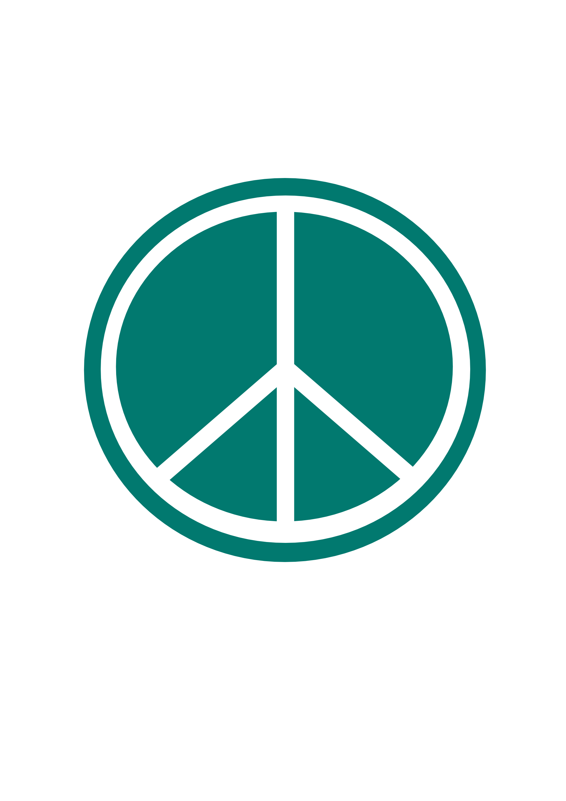 Pine Green Peace Symbol Lum Sign Cnd Logo scallywag peacesymbol ...