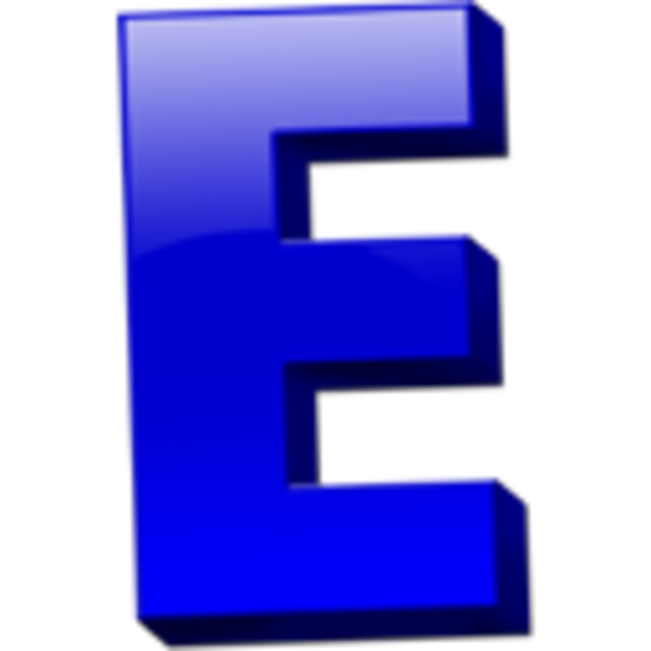 The Letter E Clipart