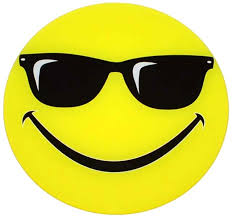 Clipart smiley face with sunglasses