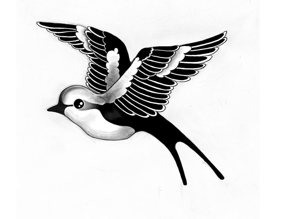 Flying Bird Tattoo Designs 1000 Ideas About Free Bird Tattoo On ...