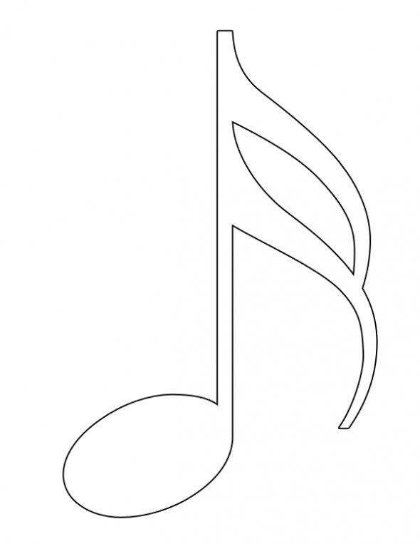 Printable Music Note Coloring Pages | Coloring Me