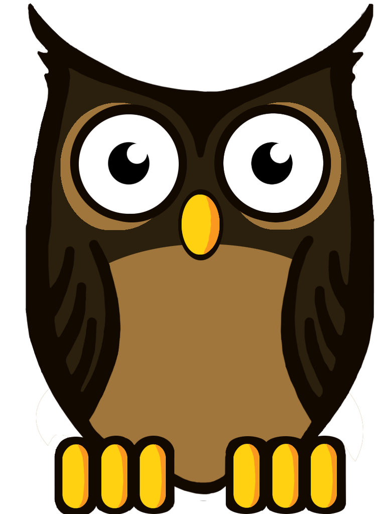 Cartoon Drawing Of An Owl - Drawing Art Library