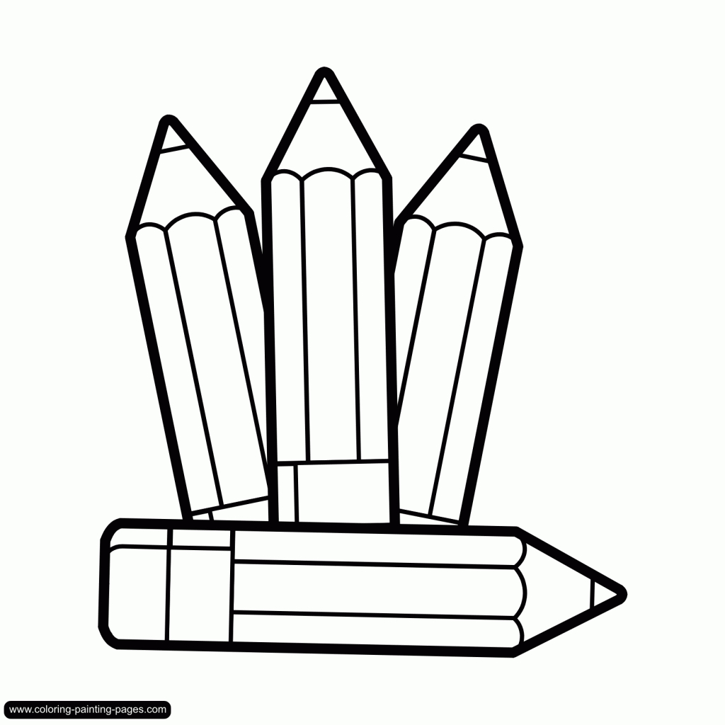 Crayons Coloring Page - Coloring Page Gallery