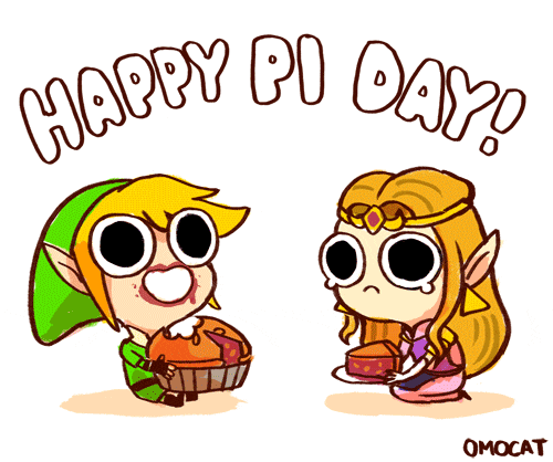 cartoon, pi day, pie day, pie, food animated GIF | PopKey