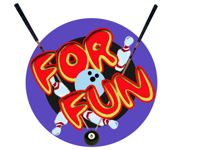 Logo design for a bowling and billiard club, ForFun | Job Samples ...