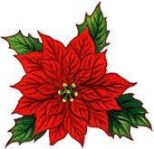 Free clipart of christmas poinsettia - ClipartFox