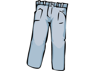 Blue jeans clip art