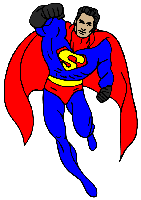 Superman clip art free - Free Clipart Images