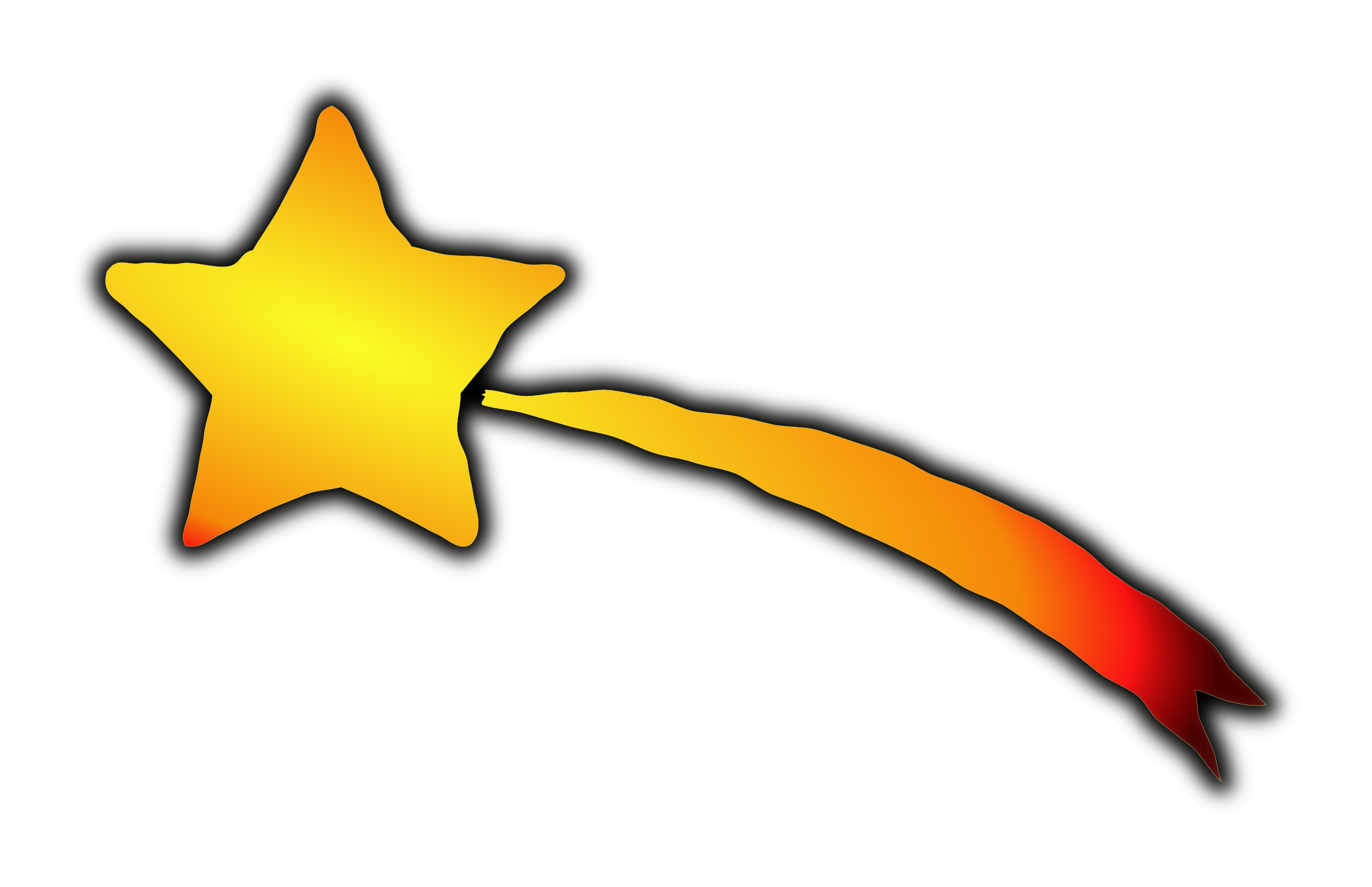 Clipart - Shooting Star