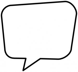 Speech bubble clipart