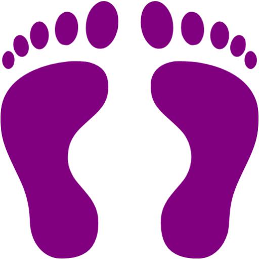 Purple Footprint Logo ClipArt Best