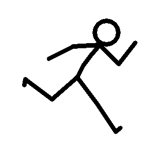Basic Stickman Running - GIF on Imgur