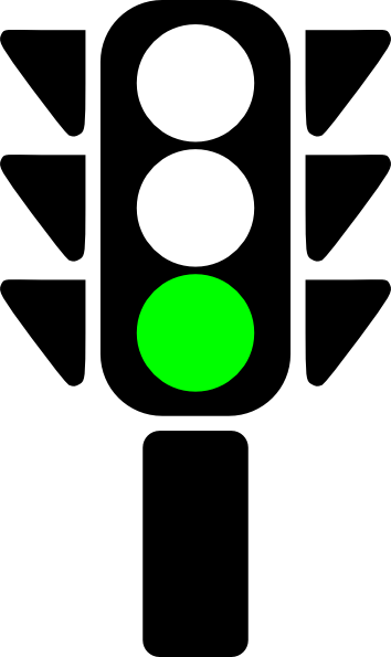 Traffic light clipart green light