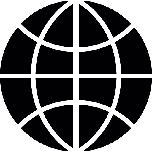 World wide black symbol - Free web icons