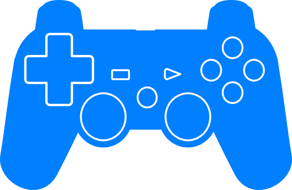 Play Station Controller Silhouette Clip Art - vector ...
