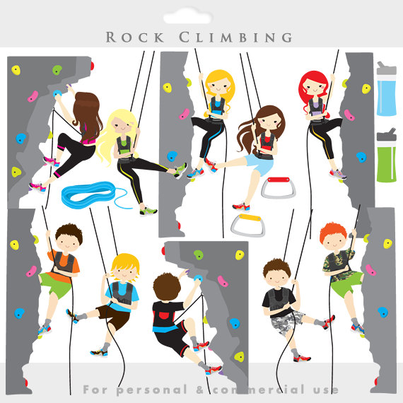 Rock Climbing Clipart - Tumundografico