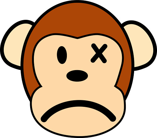 Sad Monkey Clipart