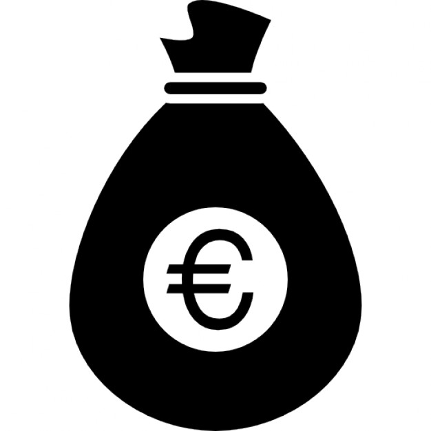 Euros money bag Icons | Free Download
