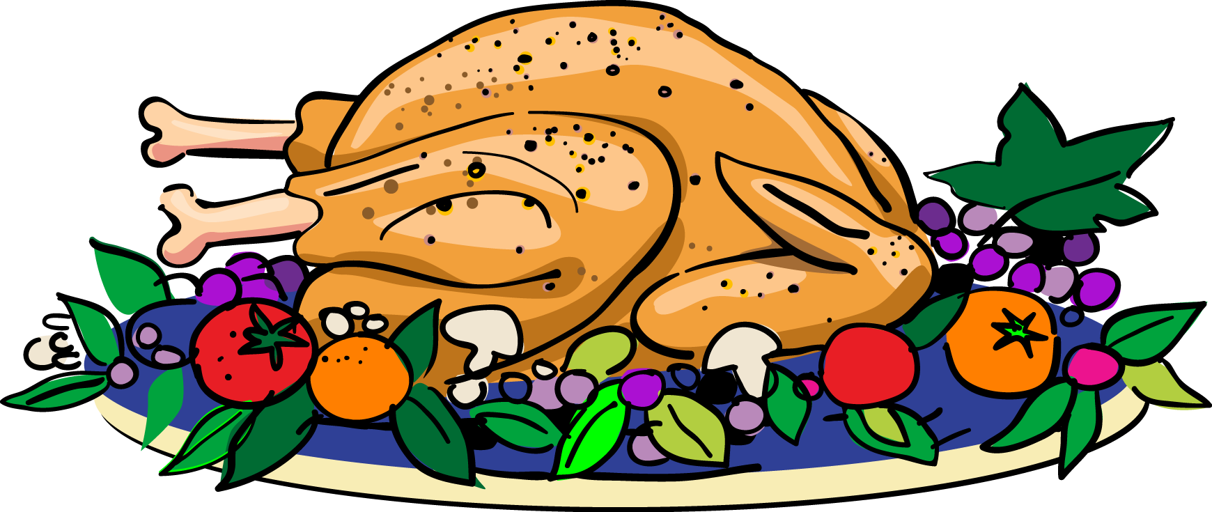 407 views Christmas turkey clipart free