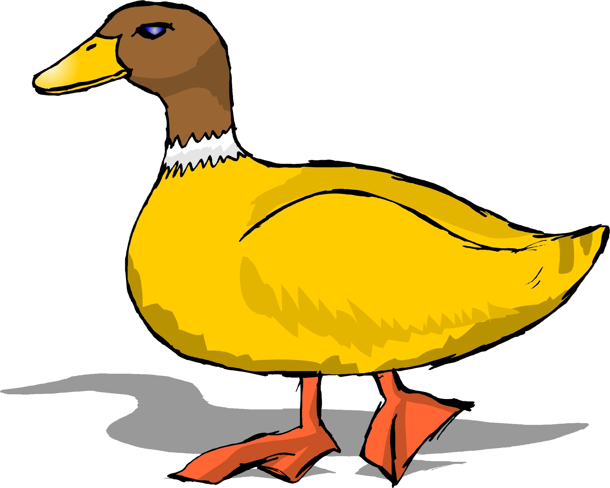 Cartoon Duck Clipart - Free to use Clip Art Resource