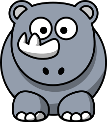 Free Cute Cartoon Animals vector clipart | inkscape tutorials blog