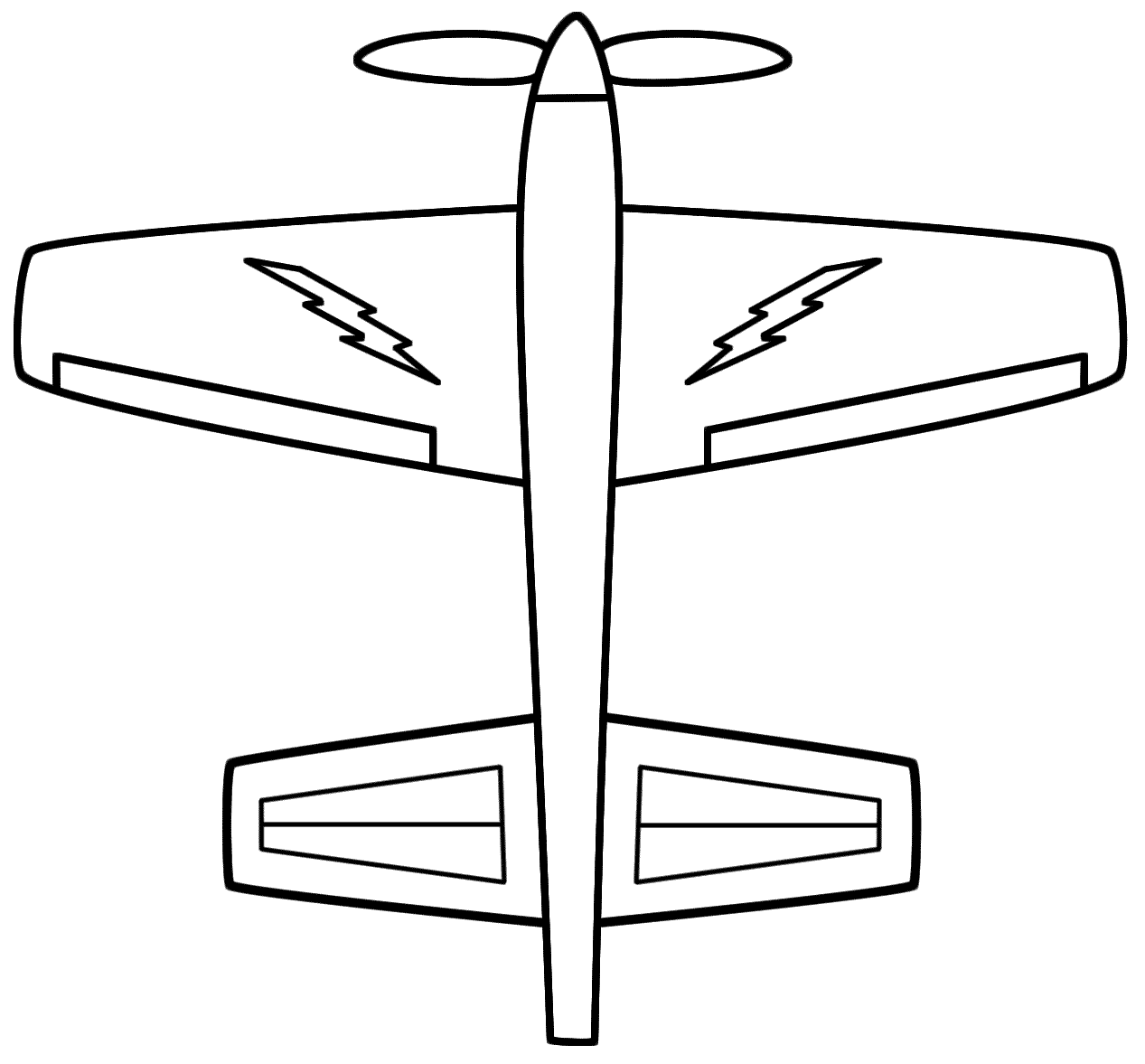 Adult Cute Lightning Bolt Coloring Page Images top educational coloring pages lightning bolts clipart best prop airplane page electric colouring images