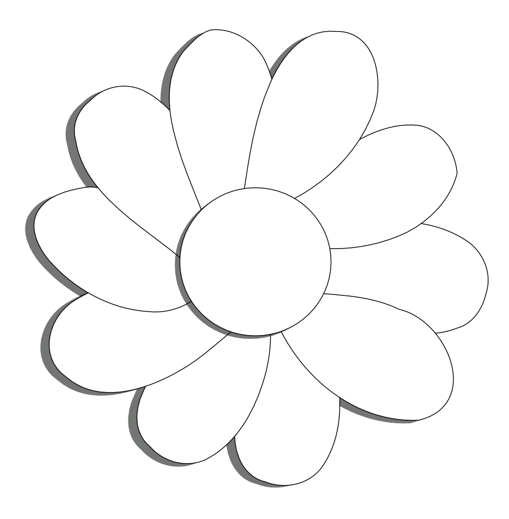 White peacesymbol.