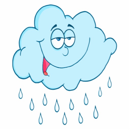 silly happy rain cloud cartoon photo cut out at Zazzle.