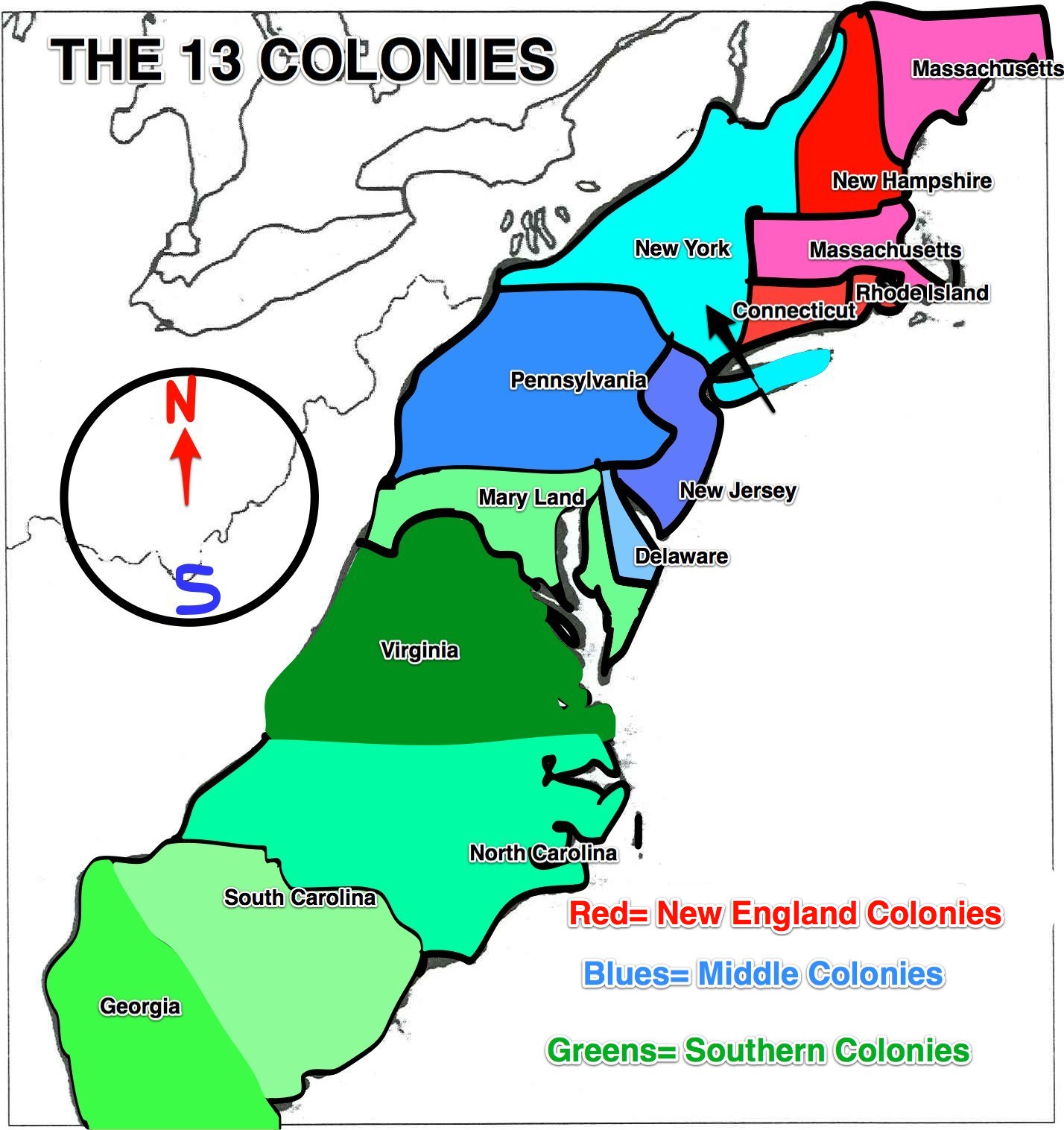 Search 13 Original Thirteen Colonies Map search-13-original-thirteen-colonies-map