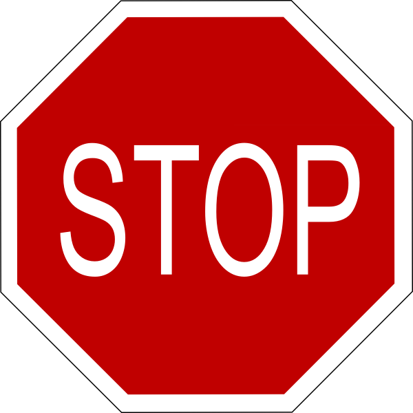 Stop Sign Clip Art Hight | Free Images - vector clip ...