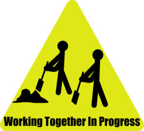 Working Together In Progress Clip Art - vector clip ...
