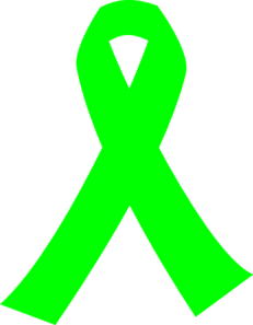 Lime Green Cancer Ribbon Clip Art - vector clip art ...