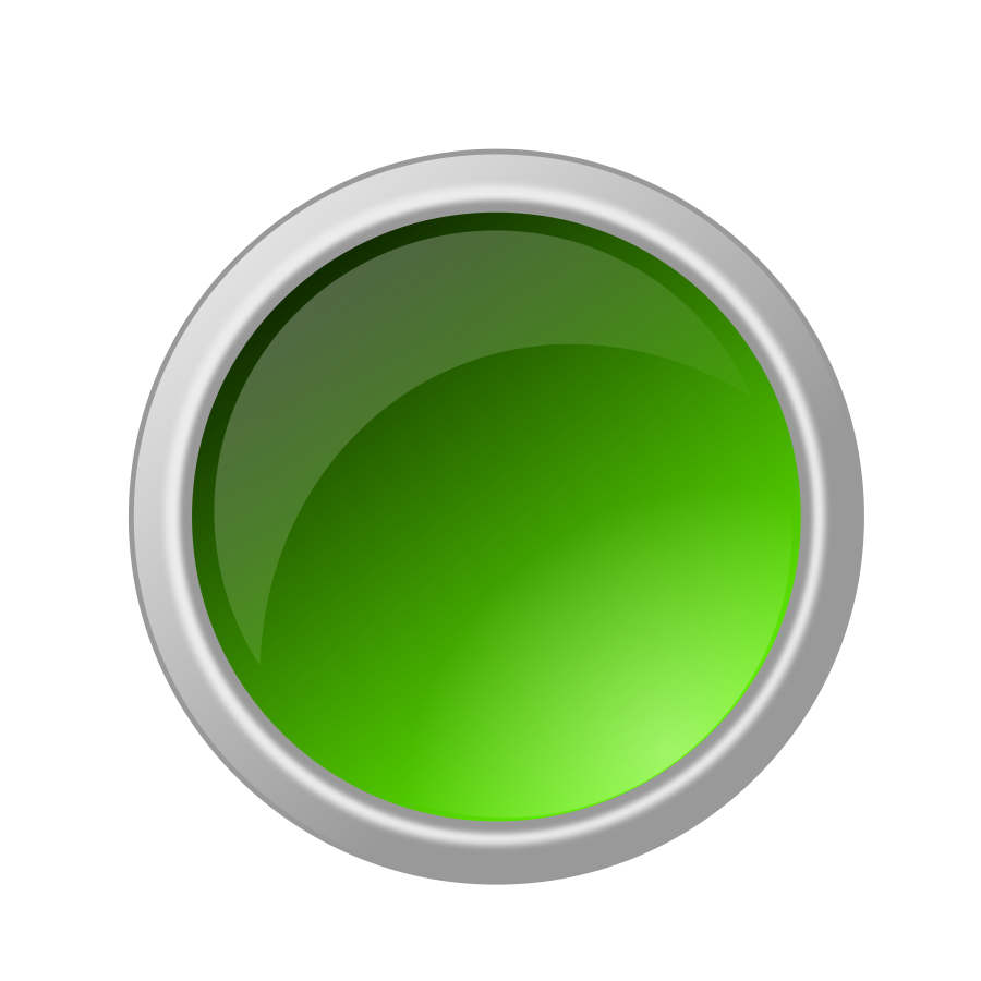 glossy green button SVG Vector file, vector clip art svg file ...