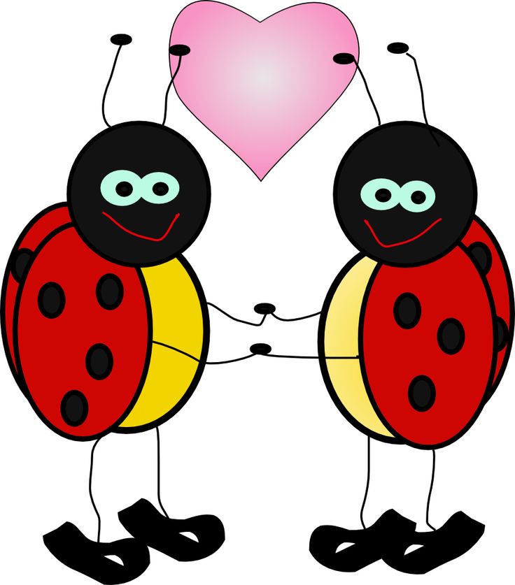 lady bugs - love bugs clip art #cute