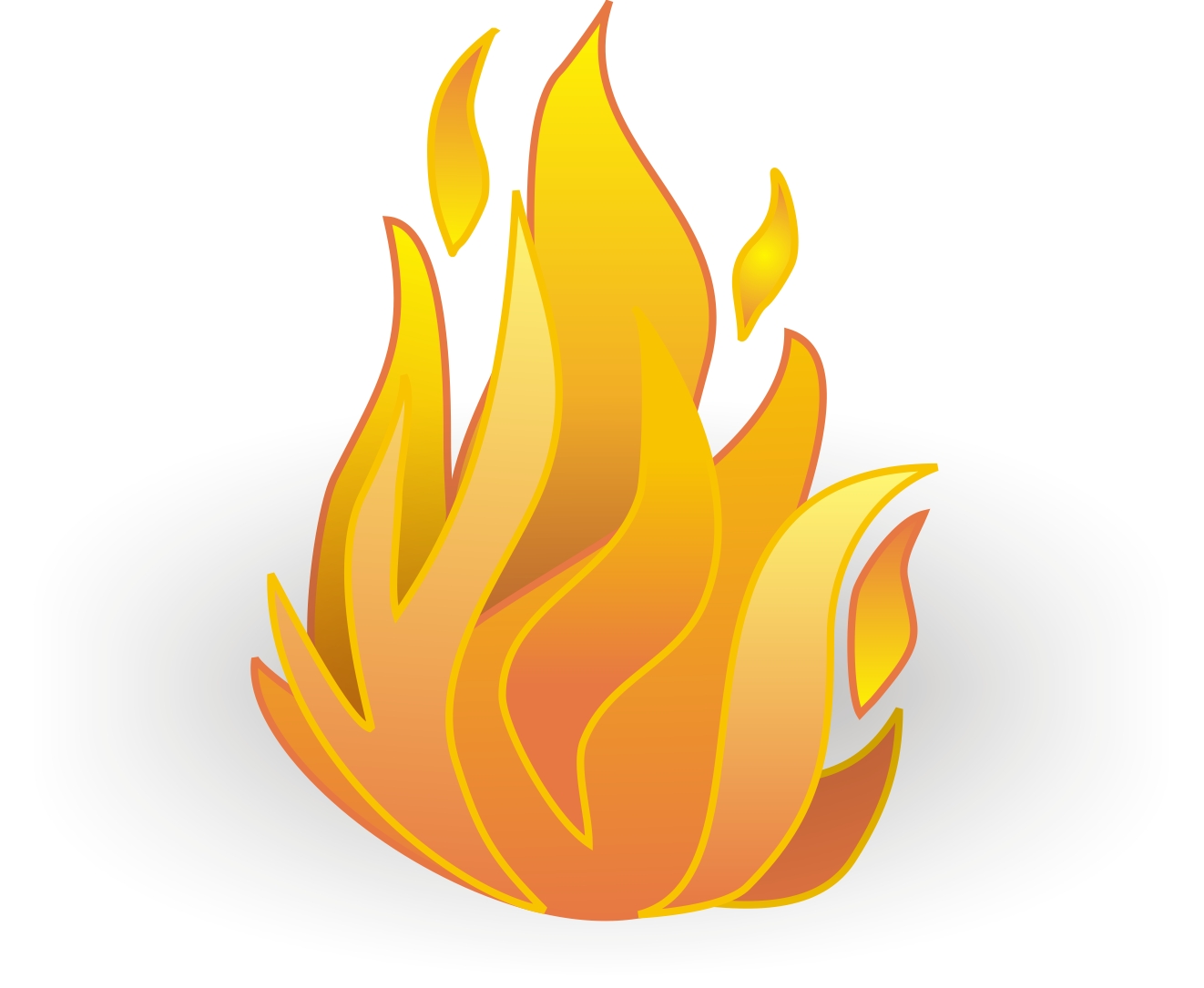 clipart on fire - photo #2